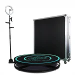 360 Photo Booth Rotating Machine Size 80cm for 3 People, Motorized Video Booth for Events Party Weddings - Image 9