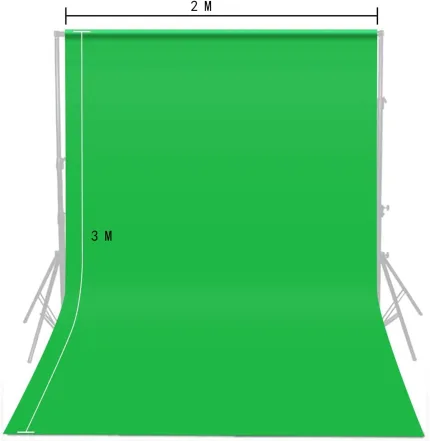 2x3m Non-woven fabric Photo Photography Backdrop Background Cloth (green)