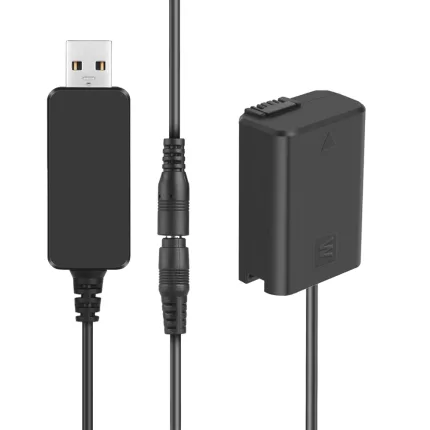 NP-FW50 Dummy Battery with 5V USB for Sony Camera a7S a7k a7II a7R a7RII a6300 a3000 a5000 a5100 a6000