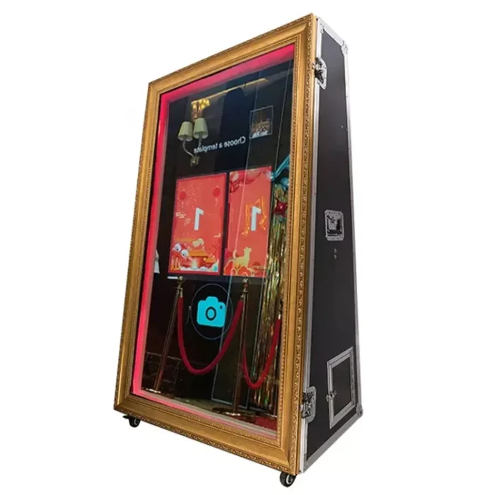 TechnoWhale Magic Mirror Photo Booth 65 inch Classic Design - Image 3