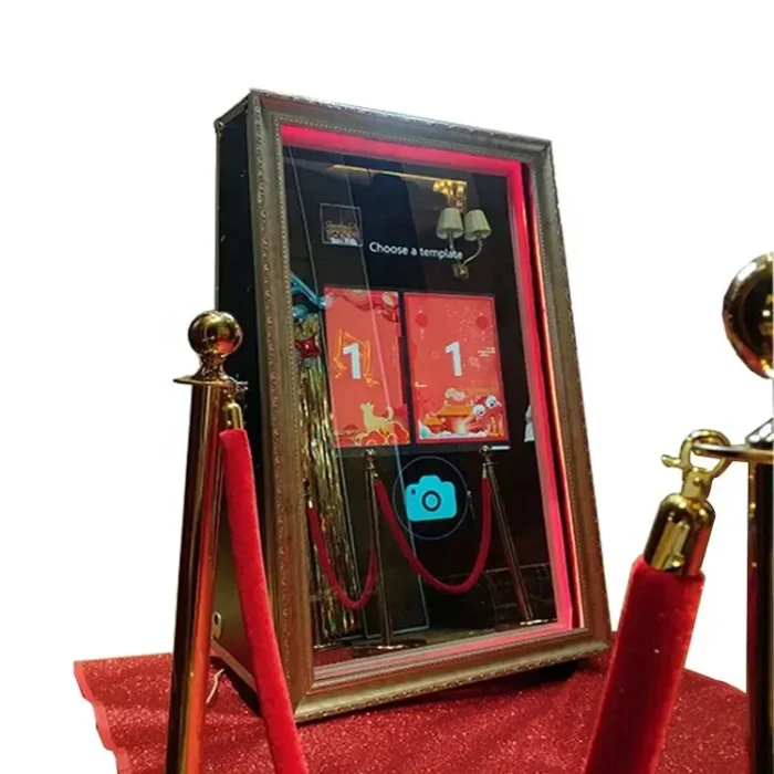 TechnoWhale Magic Mirror Photo Booth 65 inch Classic Design - Image 4