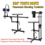 360 Rotating Turntable Table with Vertical and Horizontal Mode A Camera Photography Platform 80kg Max 360 Shooting Spinning Platform - Image 2