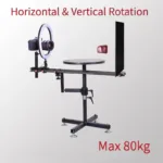 360 Rotating Turntable Table with Vertical and Horizontal Mode A Camera Photography Platform 80kg Max 360 Shooting Spinning Platform - Image 7