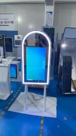 TechnoWhale 45 Inch Magic Mirror Photobooth With 4 Legs and 32 inch LCD Screen Selfie Photo Booth for Events Weddings and Parties - Image 4