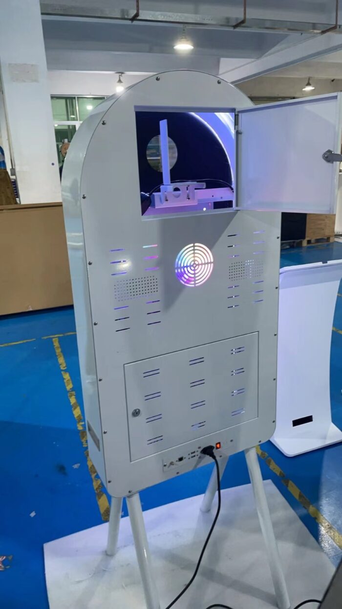 TechnoWhale 45 Inch Magic Mirror Photobooth With 4 Legs and 32 inch LCD Screen Selfie Photo Booth for Events Weddings and Parties - Image 5