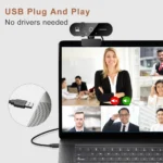 Webcam Full HD 1080p Resolution With Microphone Privacy Cover and Autofocus Function Mini Usb Camera To Computer Full Hd For PC Mac Laptop - Image 9