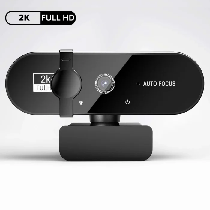 Webcam 2K Resolution With Microphone Privacy Cover and Autofocus Function Mini Usb Camera To Computer Full Hd For PC Mac Laptop - Image 2