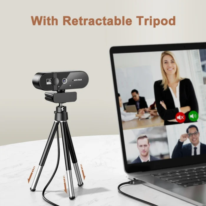 Webcam Full HD 1080p Resolution With Microphone Privacy Cover and Autofocus Function Mini Usb Camera To Computer Full Hd For PC Mac Laptop - Image 3