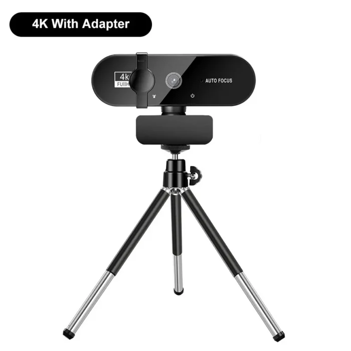 Webcam 4K Resolution With Microphone Privacy Cover and Autofocus Function Mini Usb Camera To Computer Full Hd For PC Mac Laptop - Image 3