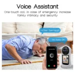 TechnoWhale 3MP PTZ Wifi Video Call Camera with 2.8 Inch IPS Screen Baby Cry Sound Detection Wireless Security IP Camera Supports V380 APP - Image 14